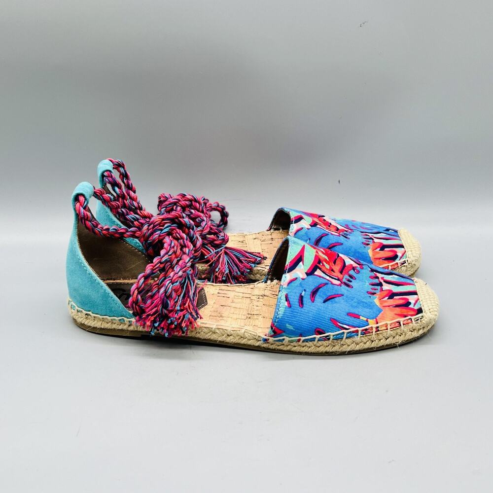 Circus By Sam Edelman Shoes Womens 7.5 Multicolor Tropical Espadrille Flats